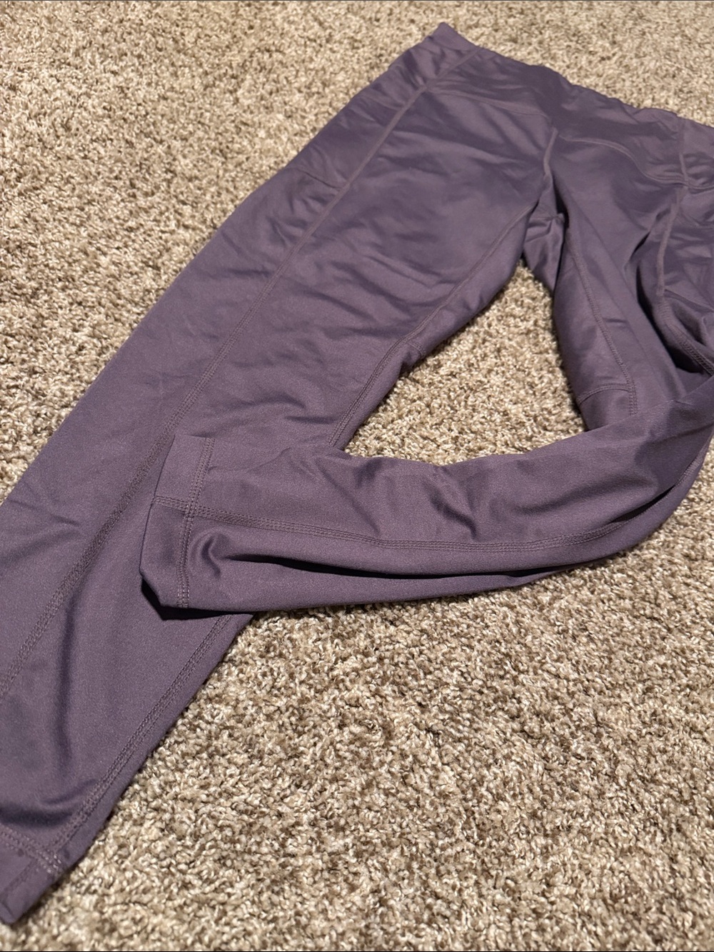Velocity dusty purple (mauve?) leggings (M) - EUC!